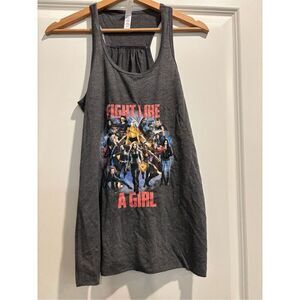 Marvel, Fight Like a Girl Tank Top size Medium